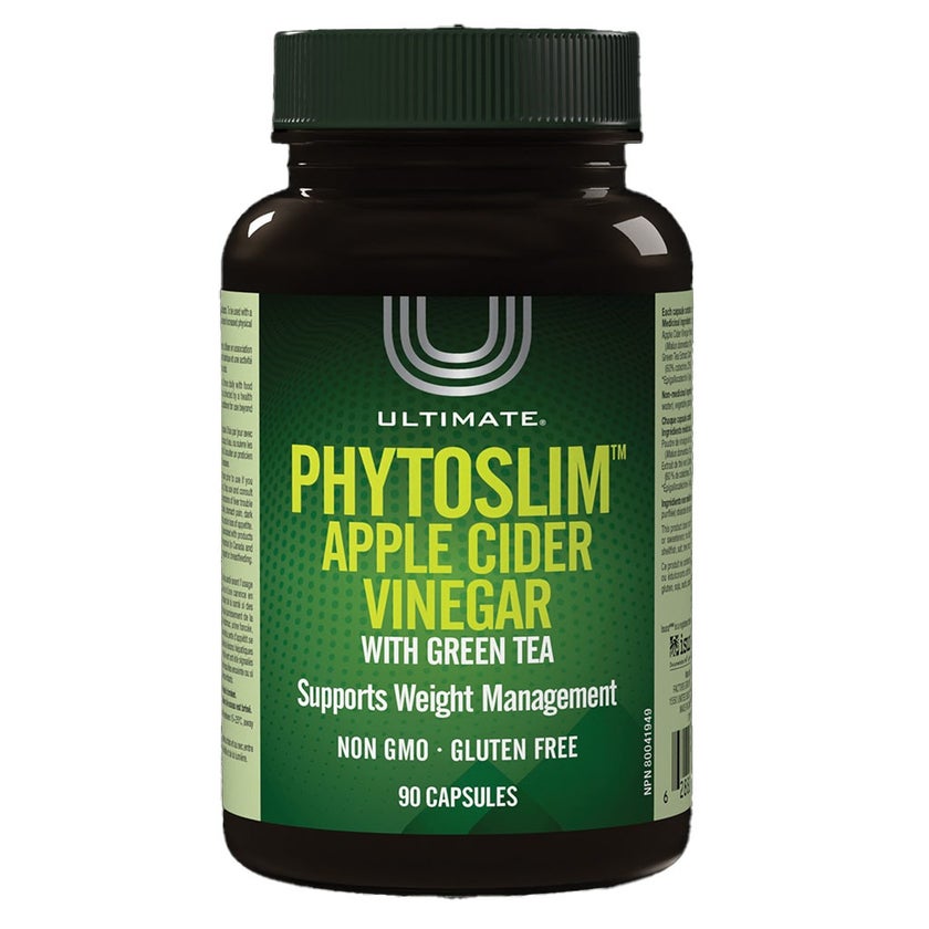 Ultimate Phytoslim Apple Cider Vinegar With Green Tea Capsules, Pack of 90's