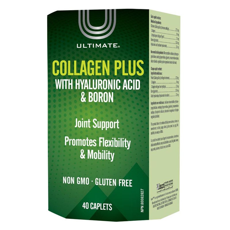 Ultimate Collagen Plus With Hyaluronic Acid & Boron Caplets, Pack of 40's