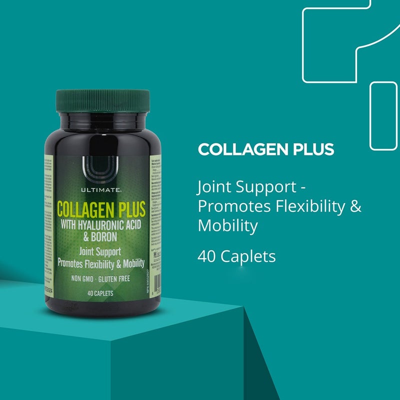 Ultimate Collagen Plus With Hyaluronic Acid & Boron Caplets, Pack of 40's