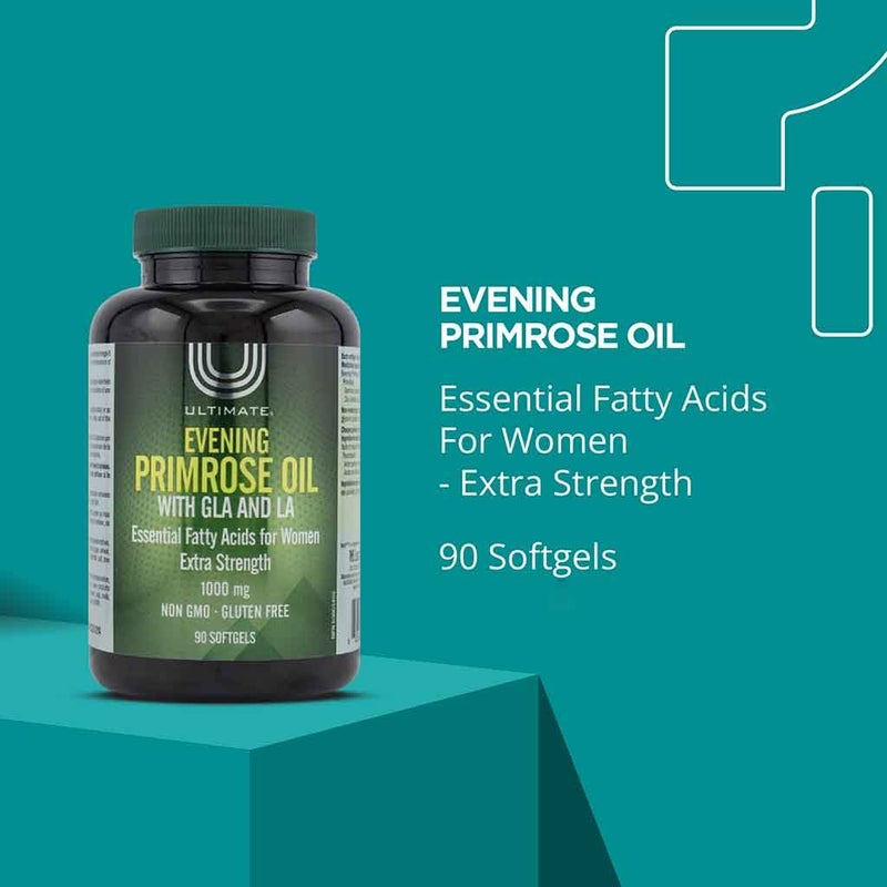 Ultimate Evening Primrose Oil 1000mg Softgels, Pack of 90's