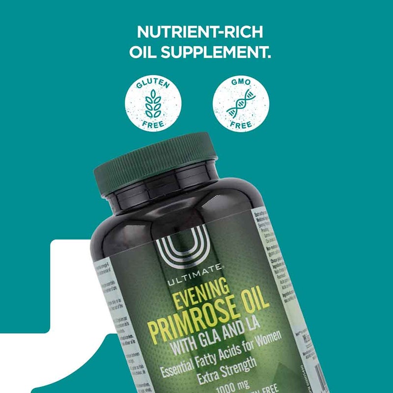 Ultimate Evening Primrose Oil 1000mg Softgels, Pack of 90's