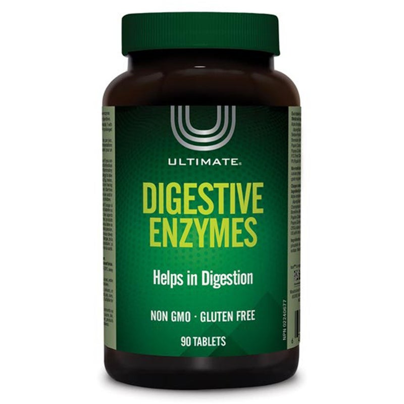 Ultimate Digestive Enzymes Supplement Tablets, Pack of 90's