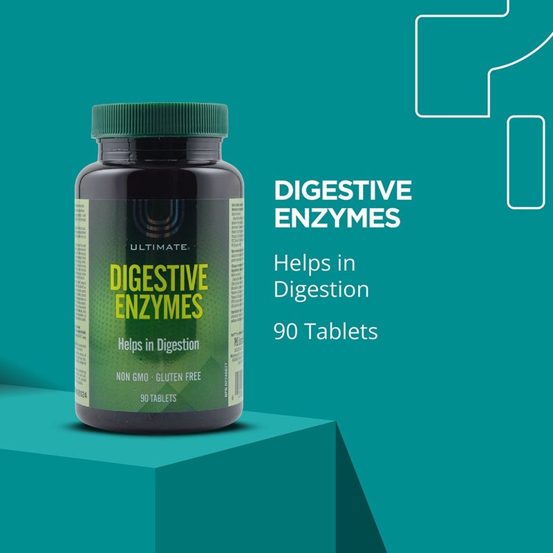 Ultimate Digestive Enzymes Supplement Tablets, Pack of 90's