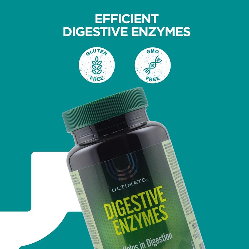 Ultimate Digestive Enzymes Supplement Tablets, Pack of 90's