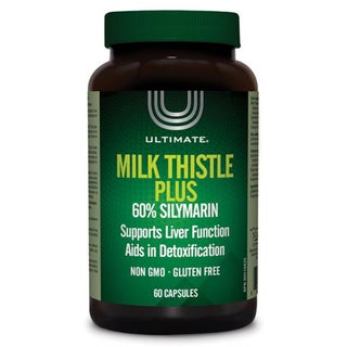 Ultimate Milk Thistle Plus Liver Support Supplement Capsules, Pack of 60's