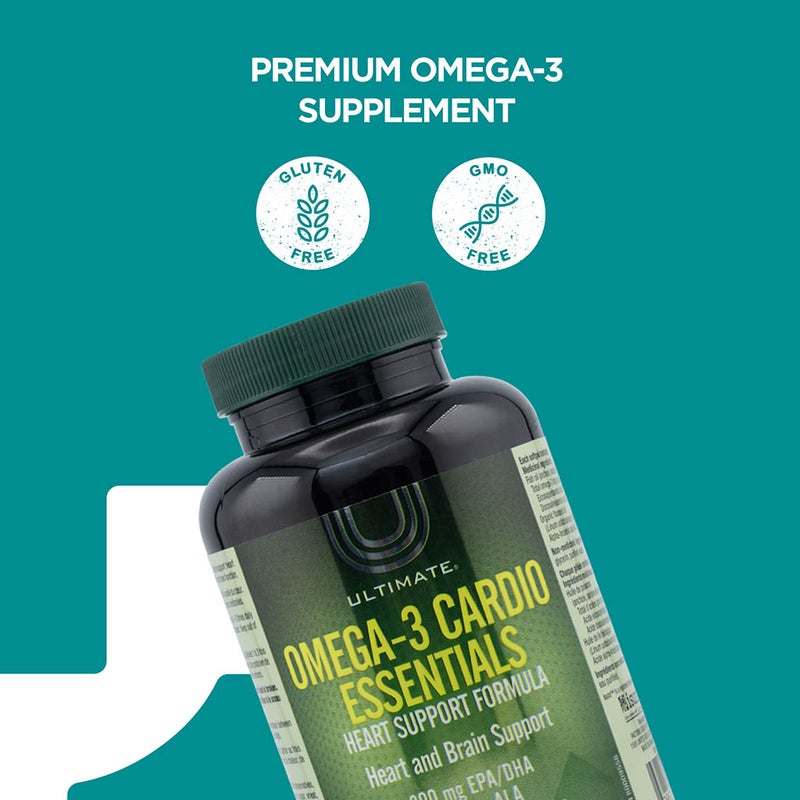 Ultimate Omega 3 Cardio Essentials Softgels, Pack of 90’s