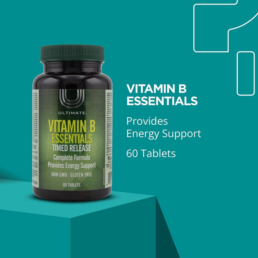 Ultimate Vitamin B 100 Essentials Supplement Tablets, Pack of 60’s