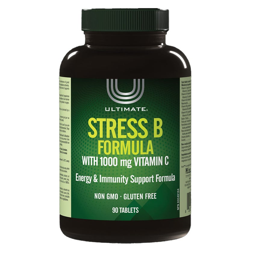 Ultimate Stress B Formula Vitamin B Complex With Vitamin C Tablets, Pack of 90's
