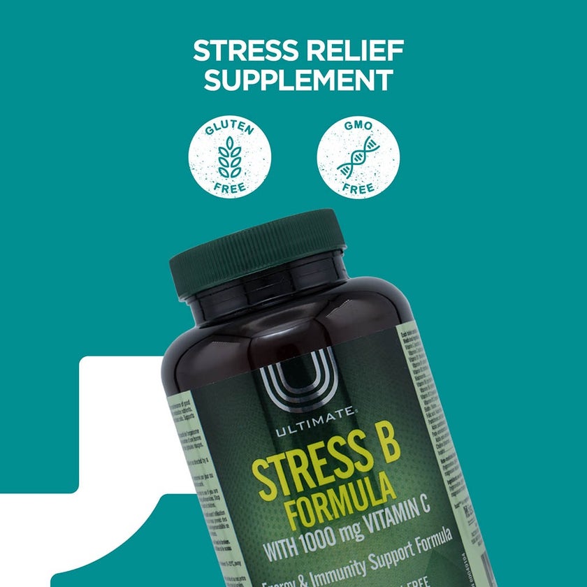 Ultimate Stress B Formula Vitamin B Complex With Vitamin C Tablets, Pack of 90's