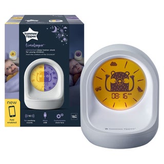 Tommee Tippee Timekeeper Connected Groclock Toddlers Sleep Trainer Clock From 18+ Months