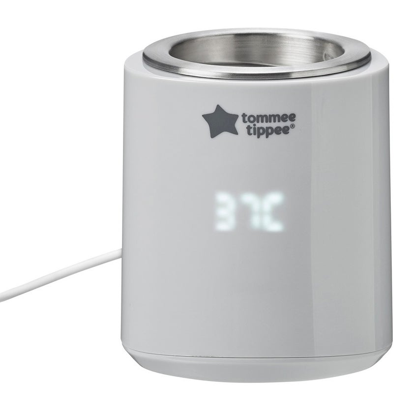 Tommee Tippee Lets Go Portable Baby Feeding Bottle Warmer - Grey 
