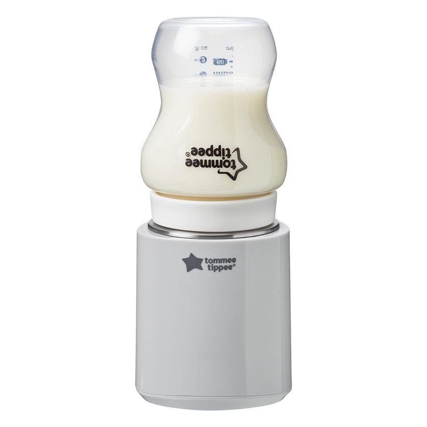 Tommee Tippee Lets Go Portable Baby Feeding Bottle Warmer - Grey 