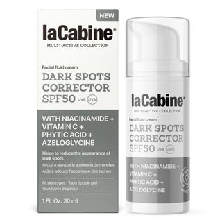 Lacabine Dark Spot Corrector Fluid Facial Cream With SPF 50, Niacinamide And Vitamin C For All Skin Types 30ml