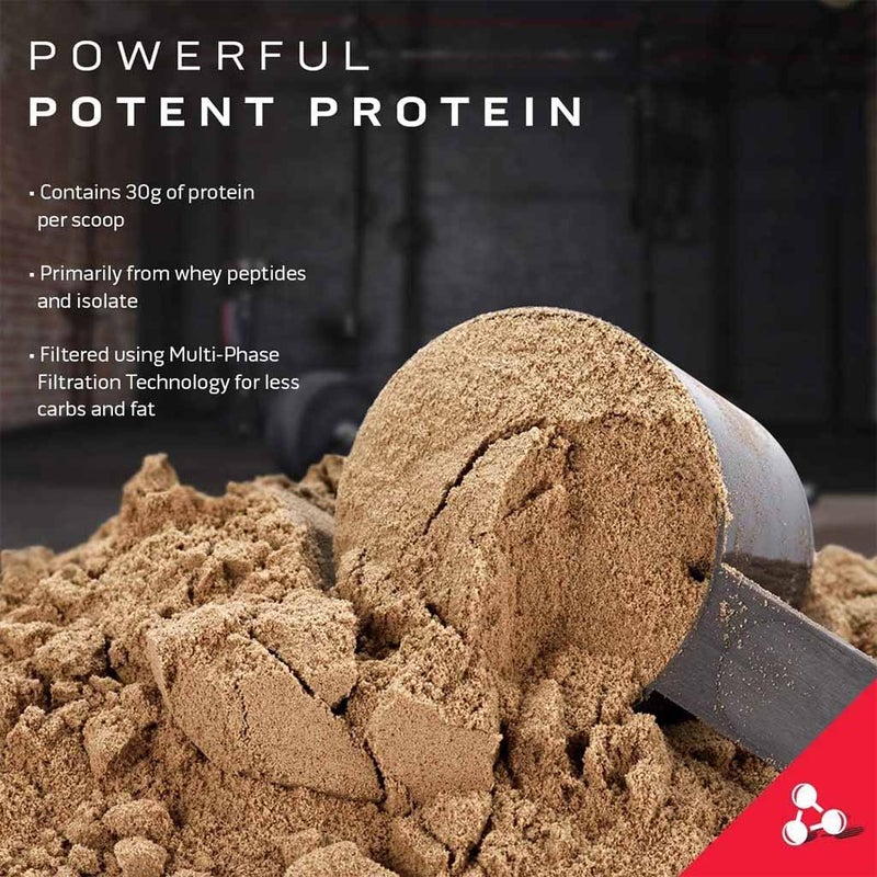 MuscleTech Nitrotech Whey Protein Powder, Triple Chocolate Flavor, 4lb