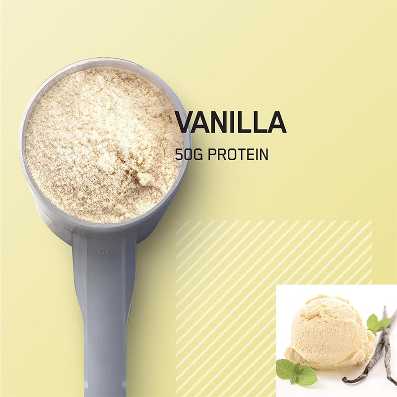 Optimum Nutrition Serious Mass Protein Powder, Vanilla Flavor, 12lb