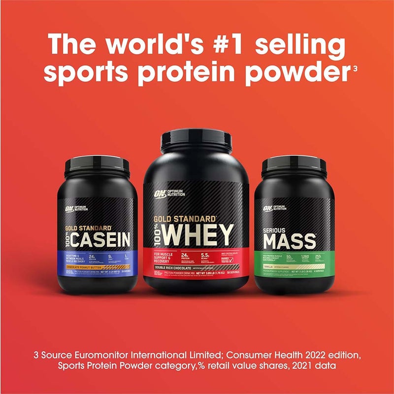 Optimum Nutrition Serious Mass Protein Powder, Vanilla Flavor, 12lb