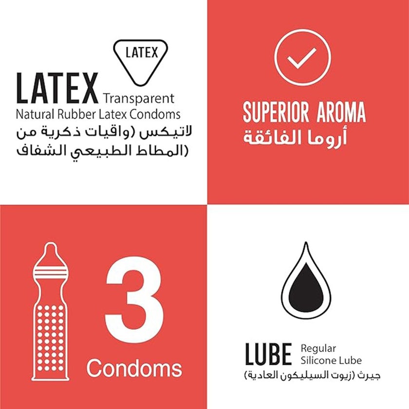 Wolaid Smooth Condoms, Pack of 3's