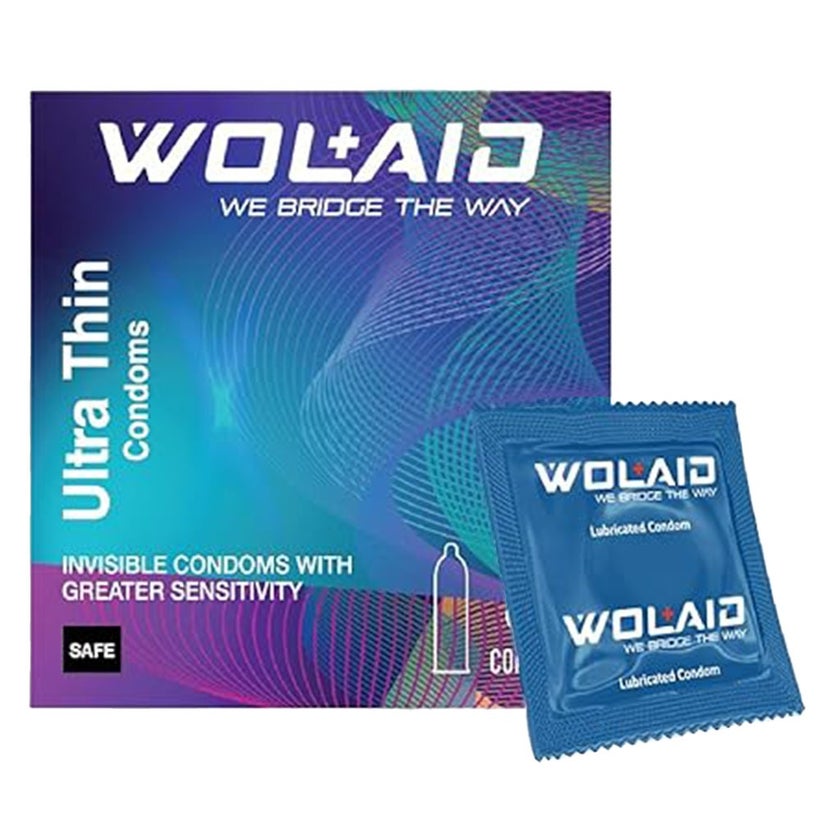 Wolaid Ultra Thin Condoms, Pack of 3's