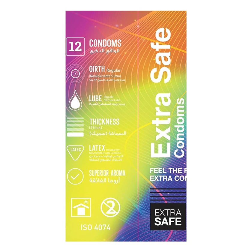 Wolaid Extra Safe Condoms, Pack of 12's