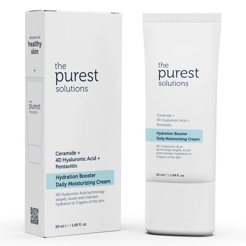 The Purest Solutions Ceramide + 4D Hyaluronic Acid + Pentavitin Hydration Booster Daily Moisturizing Cream 50ml