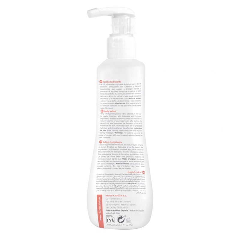 Roofa Baby Moisturizing Body Lotion With Calendula & Panthenol For Sensitive Skin 300ml