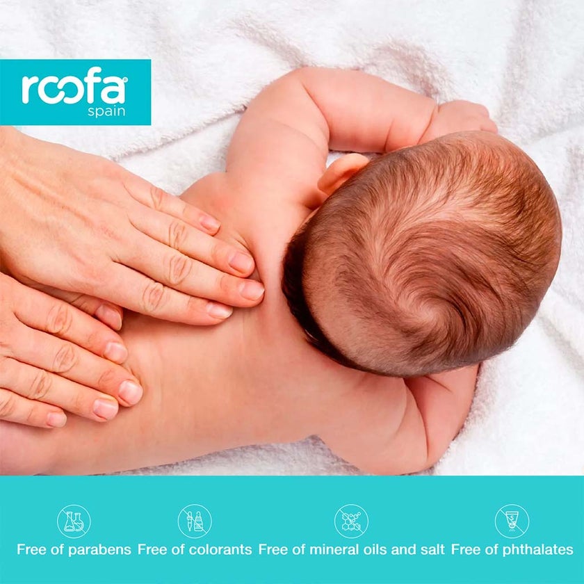 Roofa Baby Body Massage Oil With Calendula & Sweet Almond For Sensitive Skin 100ml
