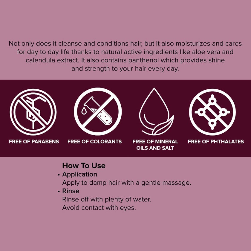 Roofa Cool Kids No More Tangles Hair care Shampoo With Aloe Vera 300ml