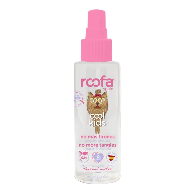 Roofa Cool Kids No More Tangles Hair Spray With Aloe Vera 100ml