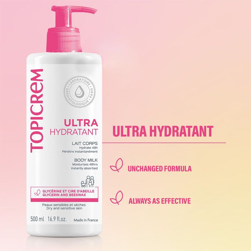 Topicrem Ultra-Moisturizing Body Milk 500ml
