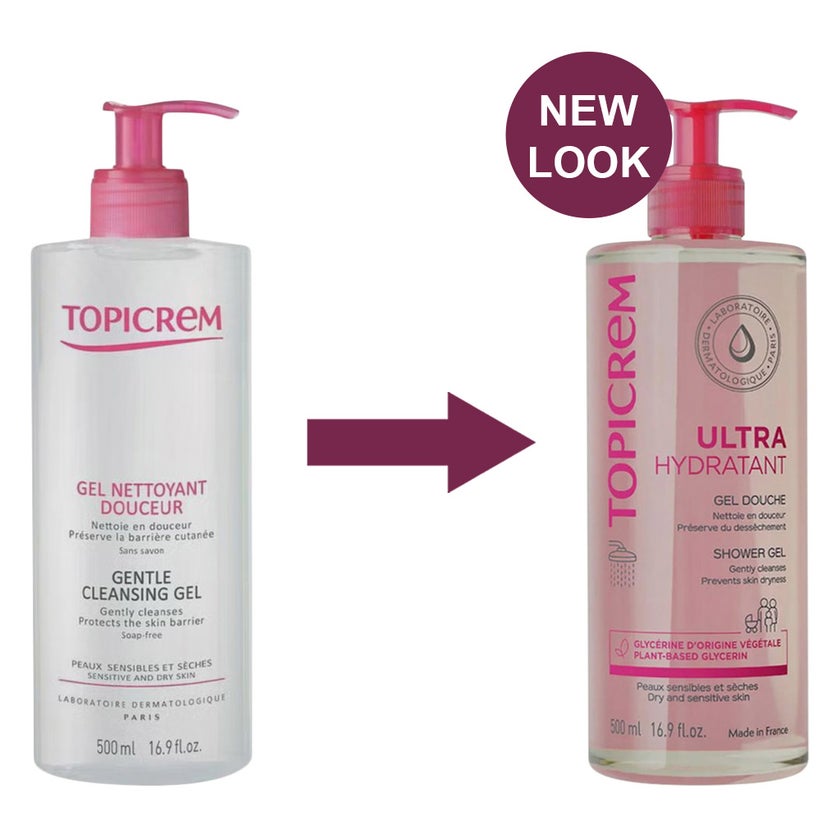 Topicrem Ultra Hydrant Shower Gel For Sensitive & Dry Skin 500ml