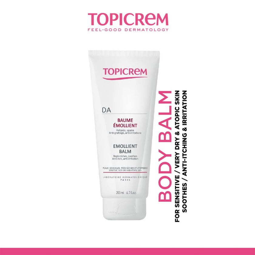 Topicrem DA Emollient Balm For Sensitive, Atopic & Very Dry Skin 200ml