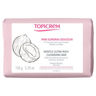 Topicrem Gentle Ultra-Rich Cleansing Bar For Dry Skin 150g