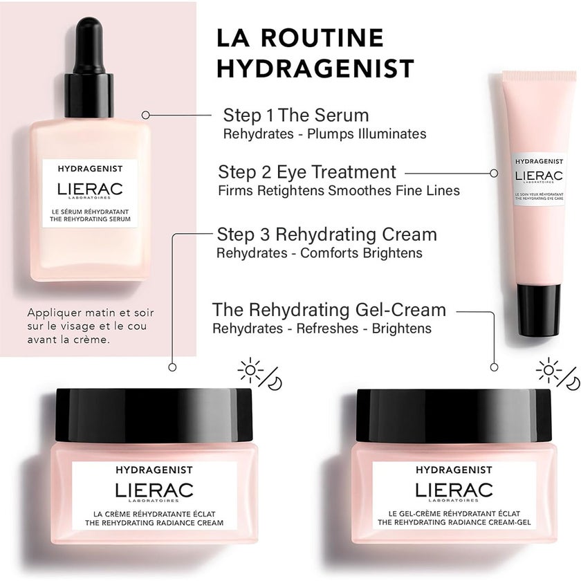 Lierac Hydragenist The Rehydrating Radiance Face Serum For All Skin Types 30ml