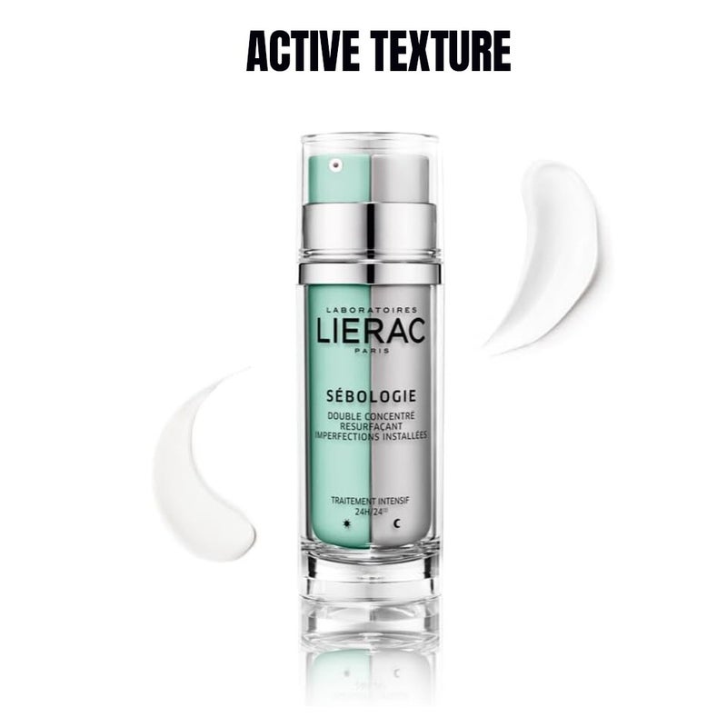 Lierac Sebologie Persistent Imperfections Resurfacing Day & Night Double Concentrate 30ml