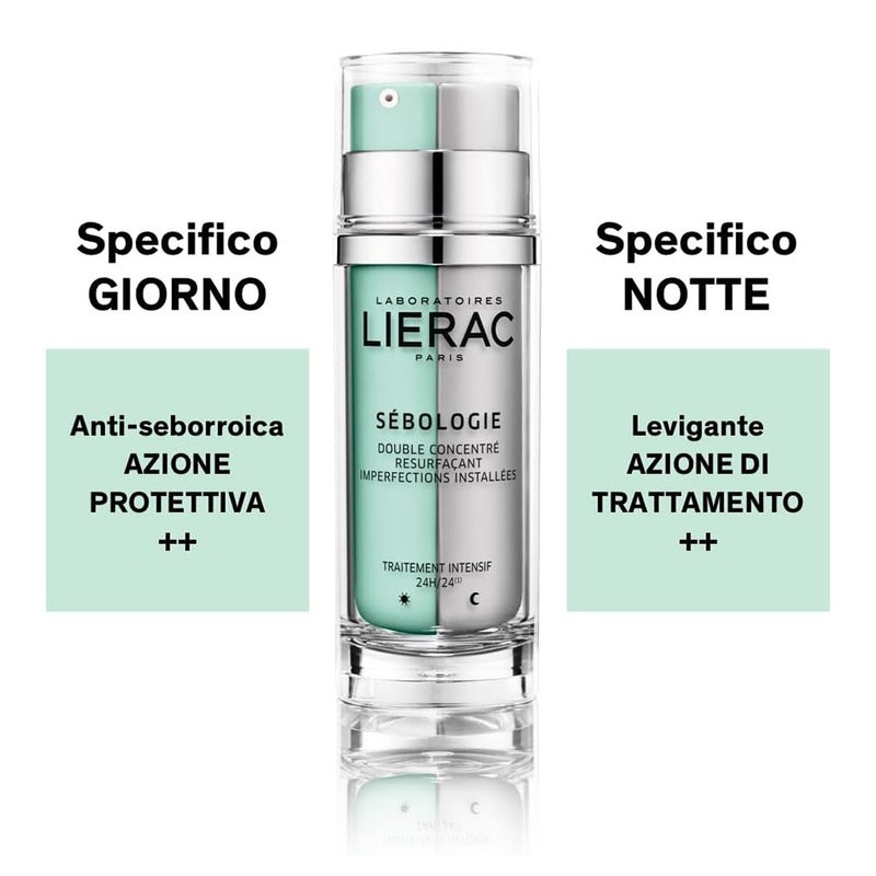 Lierac Sebologie Persistent Imperfections Resurfacing Day & Night Double Concentrate 30ml