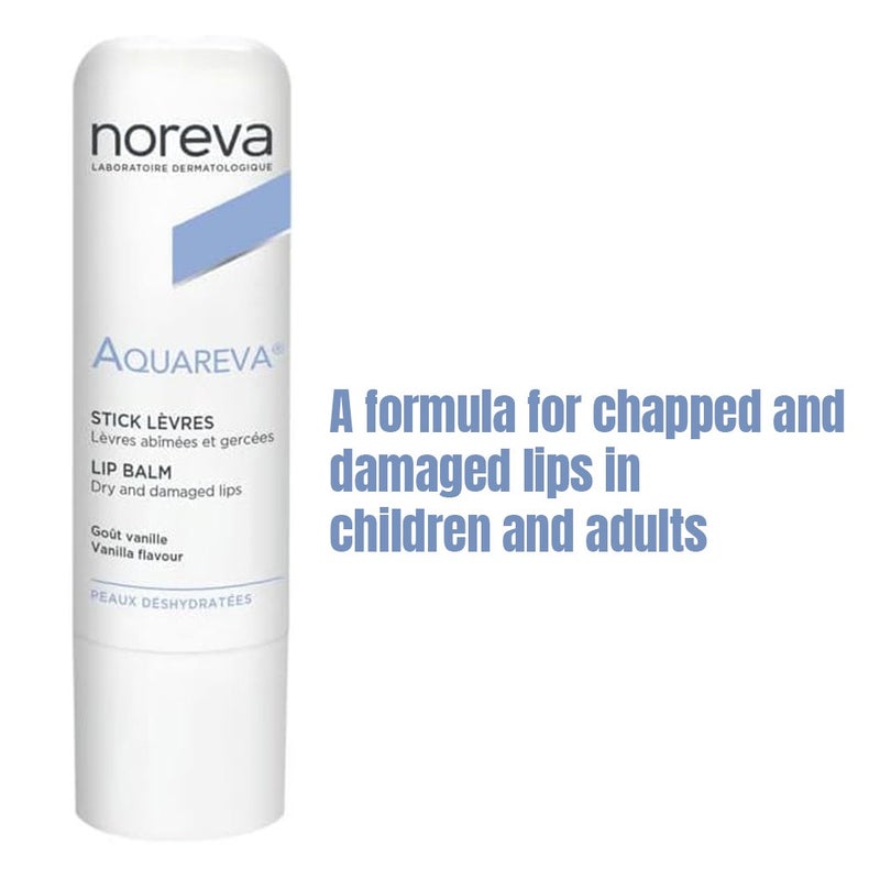 Noreva Aquareva Moisturizing Lip Balm For Dry & Damaged Lips 5g