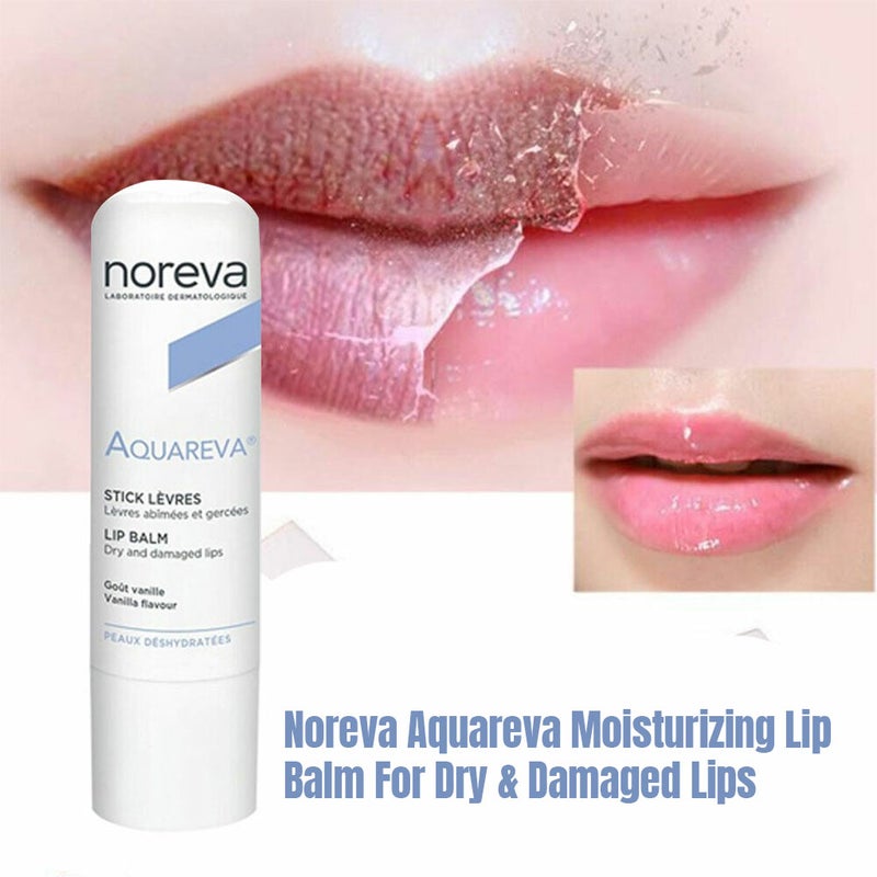 Noreva Aquareva Moisturizing Lip Balm For Dry & Damaged Lips 5g