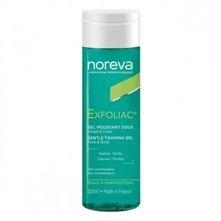 Noreva Exfoliac Gentle Foaming Gel For Face And Body 200ml
