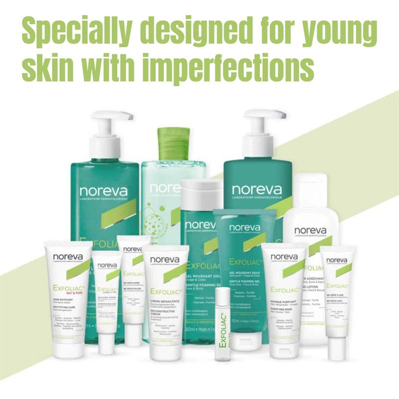 Noreva Exfoliac Gentle Foaming Gel For Face And Body 200ml