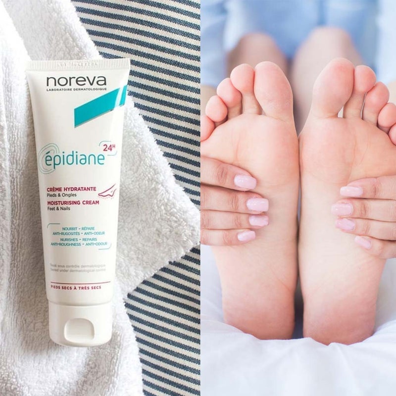 Noreva  Epidiane 24 Hour Moisturizing Cream For Feet & Nails 125ml