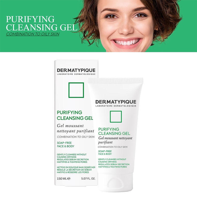 Dermatypique Purifying Cleansing Gel For Combination Skin To Oily Skin 150ml