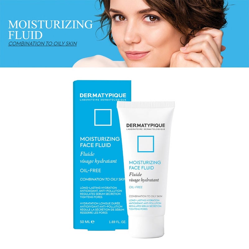 Dermatypique Moisturizing Face Fluid For Combination Skin To Oily Skin 50ml