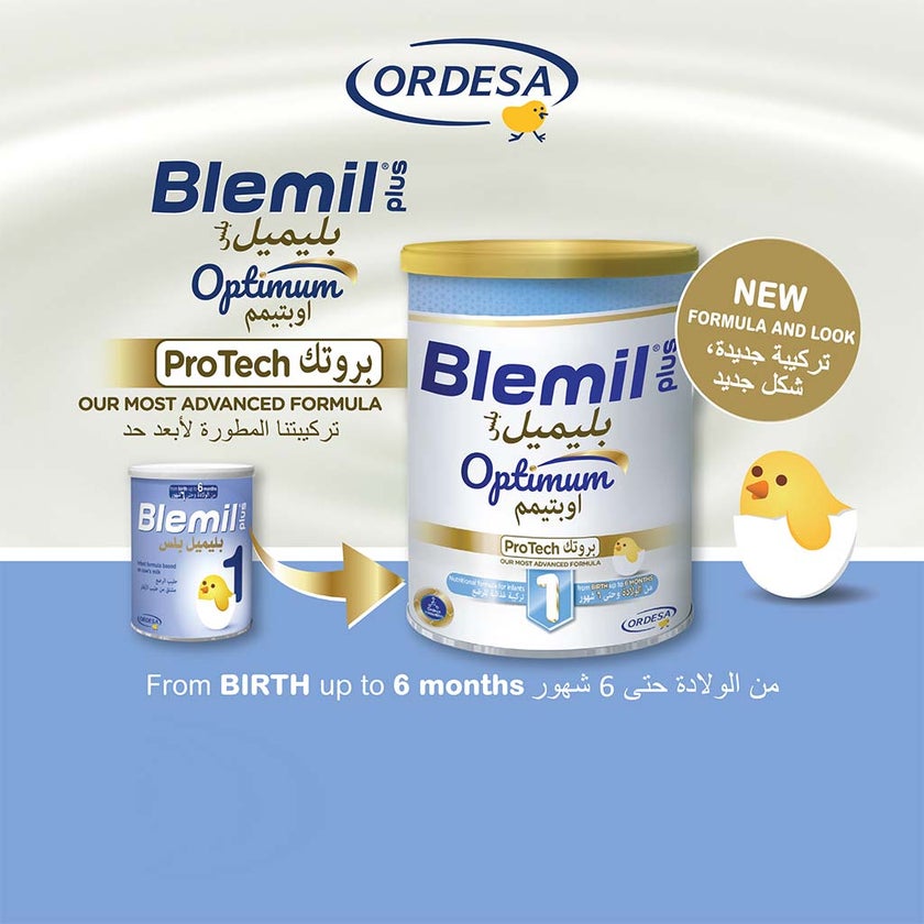 Blemil Plus Optimum Protech Stage 1 Baby Milk Formula For 0 To 6 Months 400g