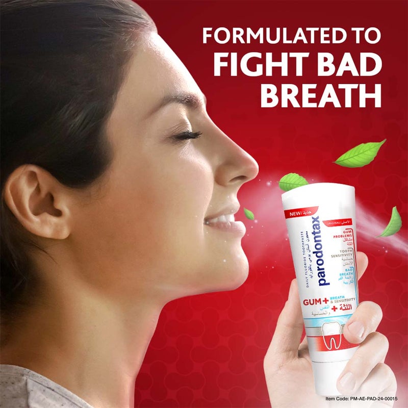 Parodontax Gum + Breath & Sensitivity Original Toothpaste 75ml