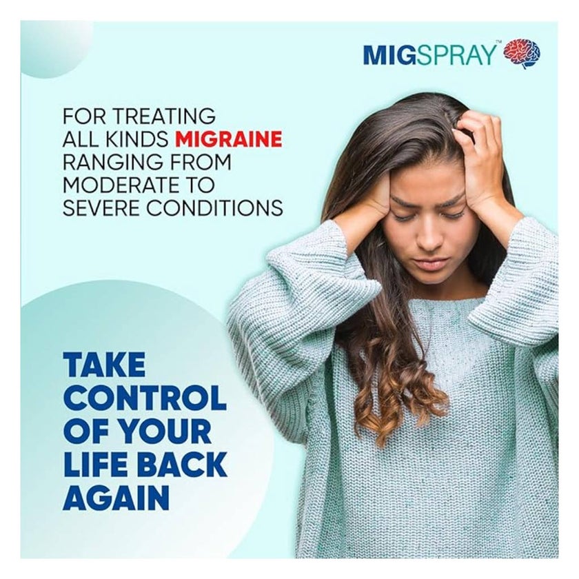 Mig Nasal Spray For Migraine Relief 15ml