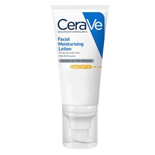 CeraVe AM Facial Moisturizing Lotion With UV Protection SPF30 For Normal To Dry Skin, Fragrance Free 52ml