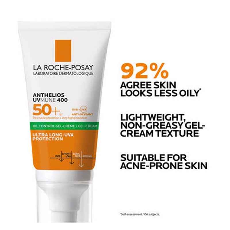 La Roche-Posay Anthelios UVMune 400 SPF 50+ Oil Control Gel Cream 50ml