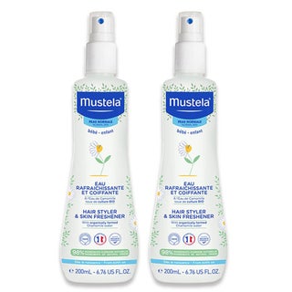 Mustela Baby Hair Styler & Skin Freshener 2 x 200ml, Promo Pack of 2's