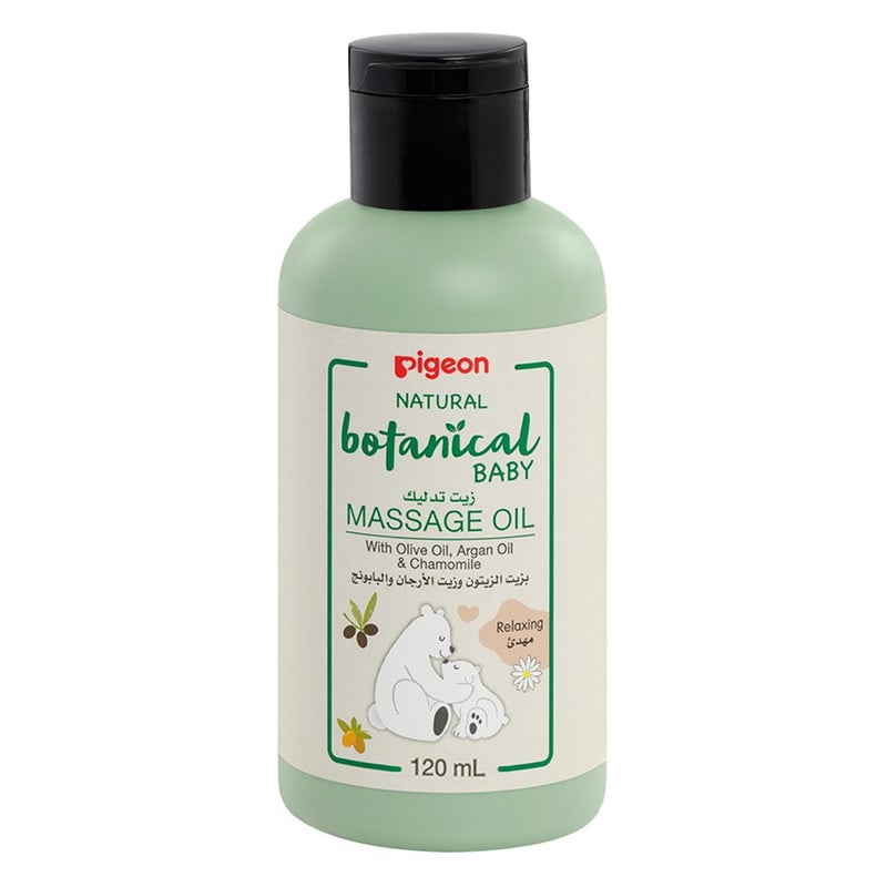 Pigeon Natural Botanical Baby Massage Oil 120ml