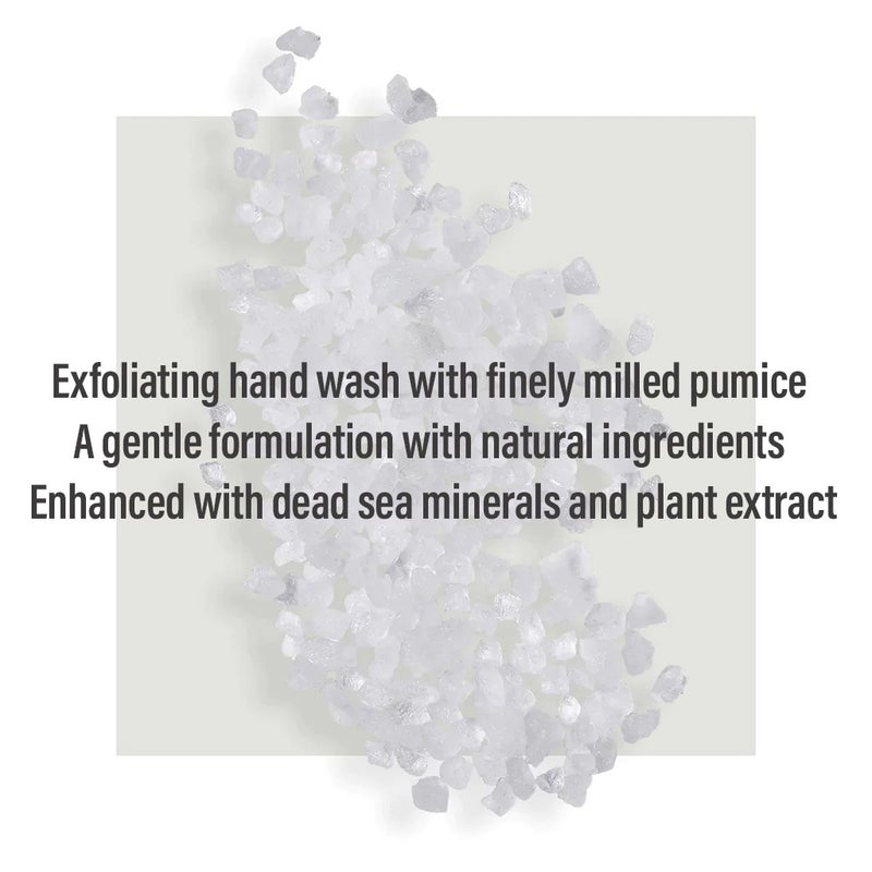 Salt And Mud Exfoliating Hand Wash Gel With Dead Sea Minerals, Bergamot Rind & Vetiver Root 500ml